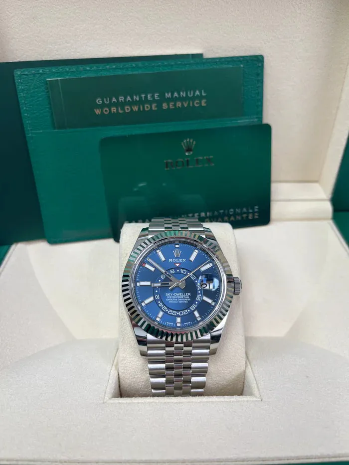 Rolex Sky-Dweller 326934 42mm Stainless steel Blue 4