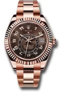 Rolex Sky-Dweller 326935 42mm Rose gold Brown