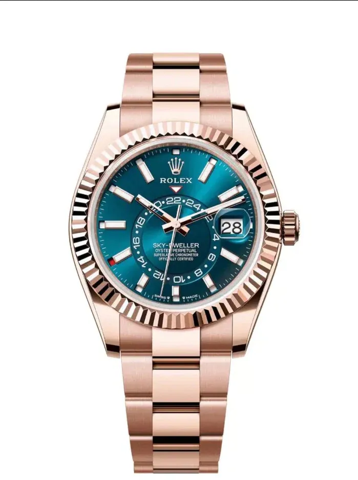 Rolex Sky-Dweller 336935 42mm Rose gold Green