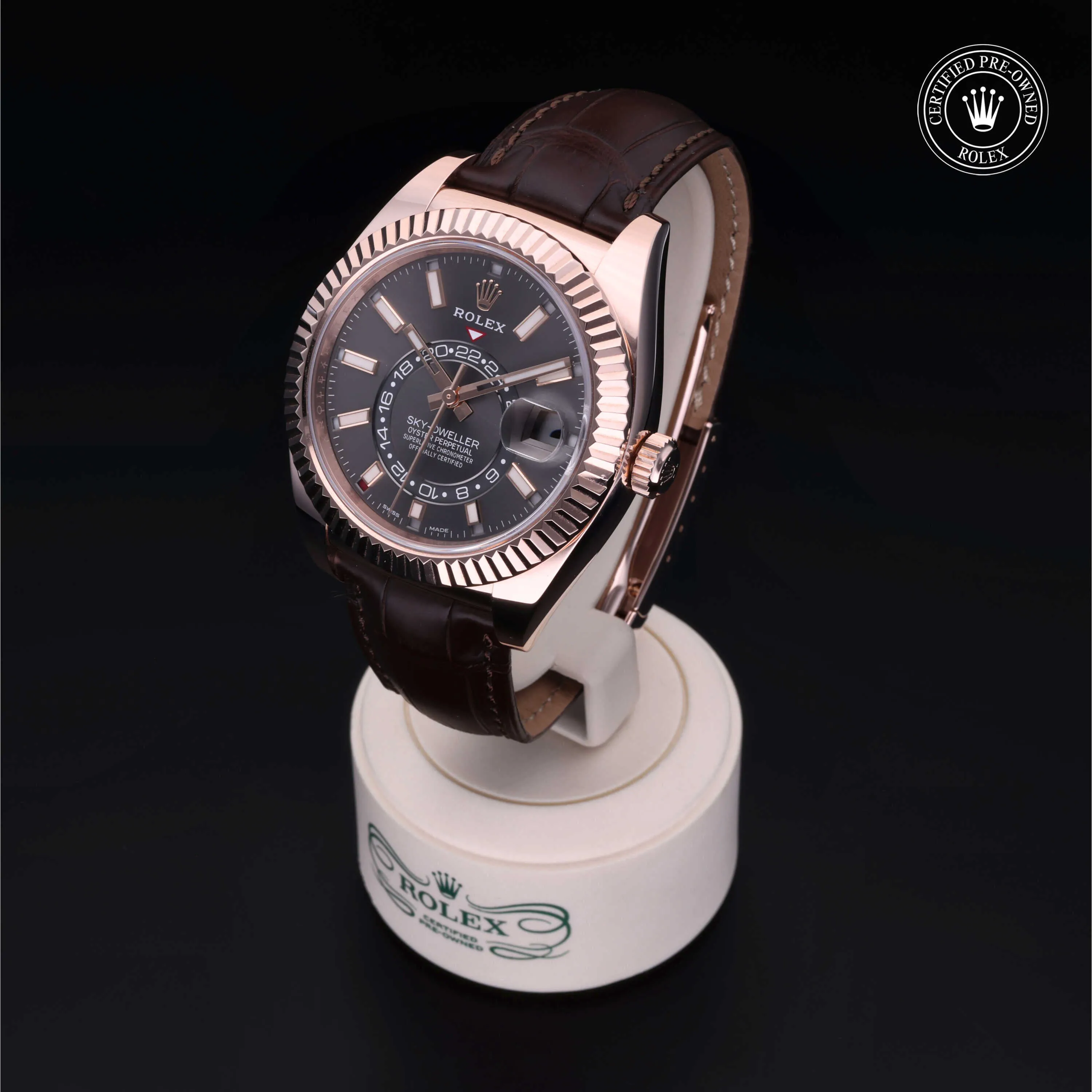 Rolex Sky-Dweller 42mm Rose gold Gray 2