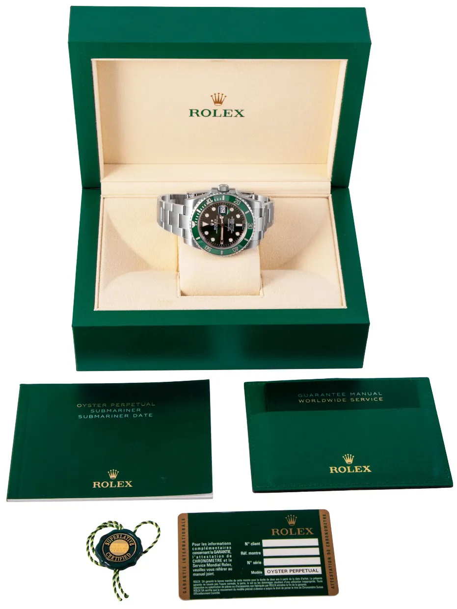 Rolex Submariner 116610LV 40mm Stainless steel Green 7