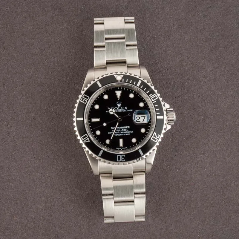 Rolex Submariner 16610 40mm Stainless steel Black 5