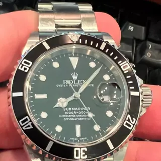 Rolex Submariner 16610 Stainless steel Black