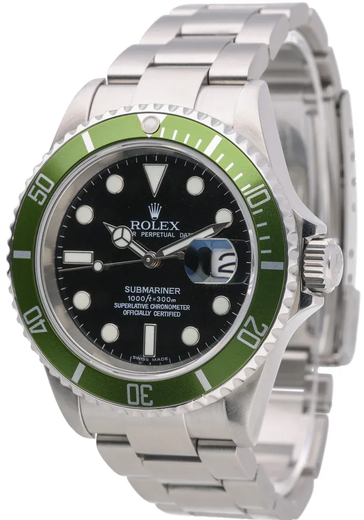 Rolex Submariner 16610LV 40mm Stainless steel Black 2