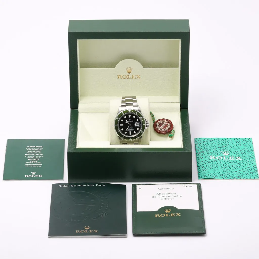 Rolex Submariner 16610LV 40mm Stainless steel Black 3