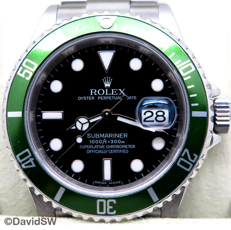 Rolex Submariner 16610LV 40mm Stainless steel Black 2