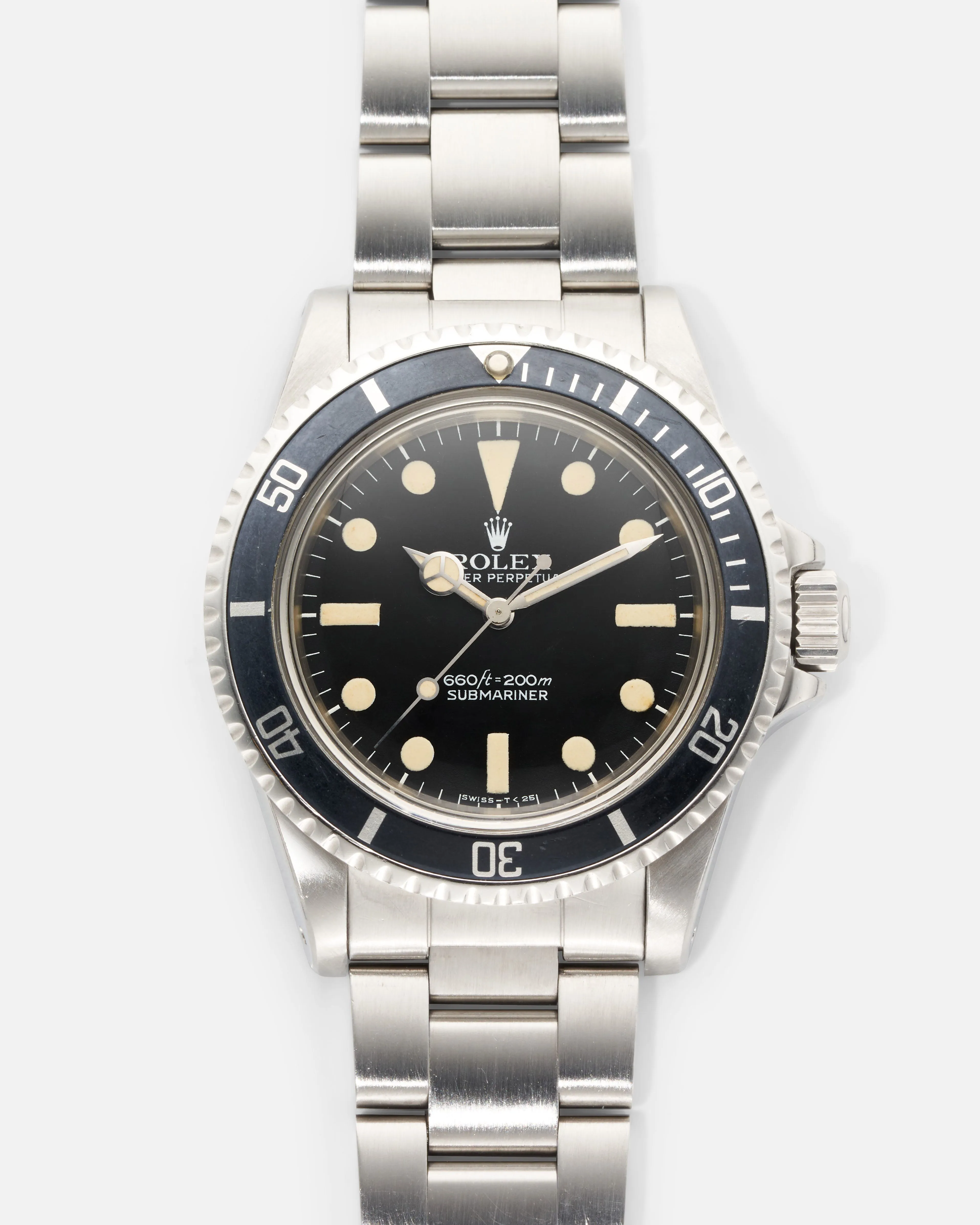 Rolex Submariner 5513 40mm Stainless steel Black