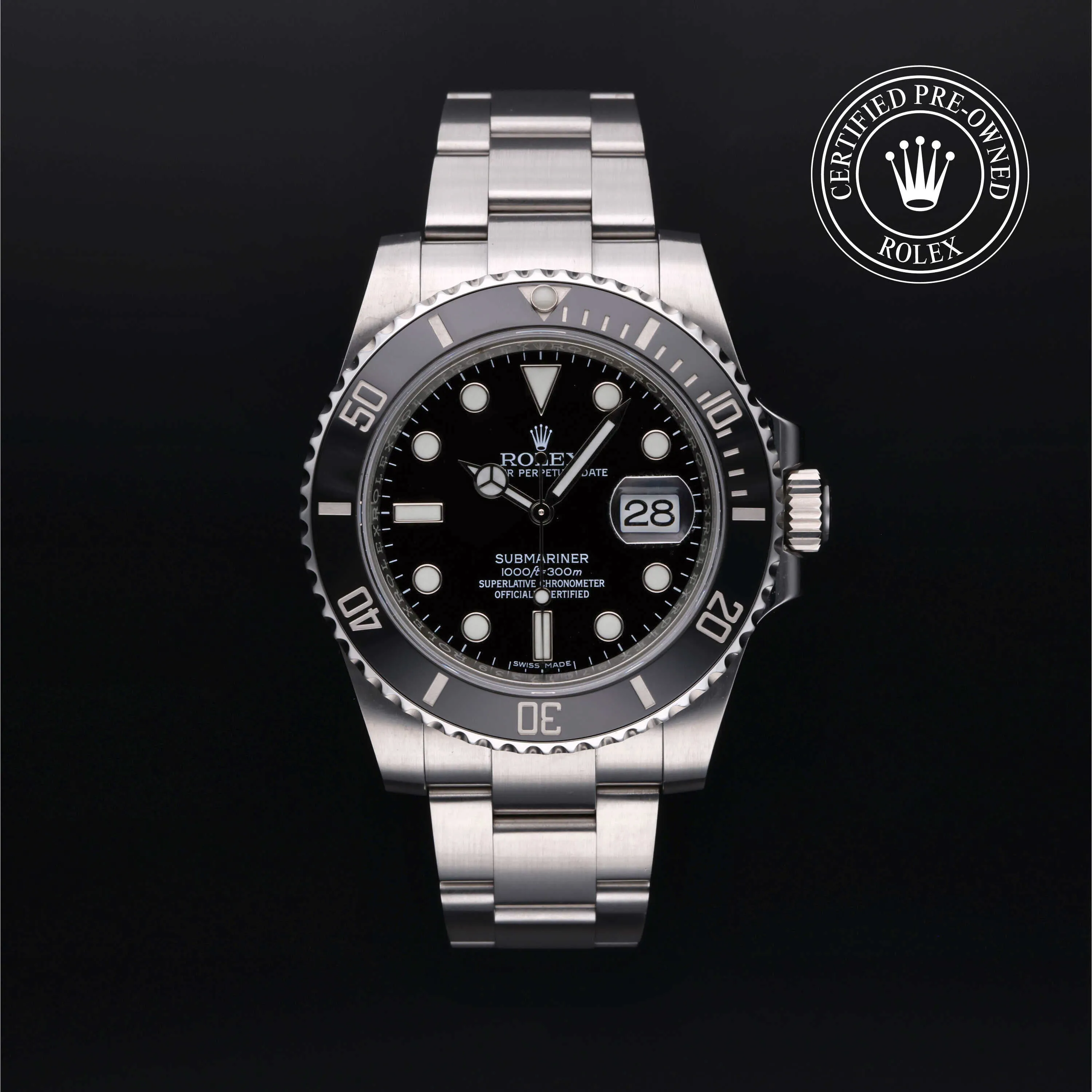 Rolex Submariner M116610LN 40mm Stainless steel Black