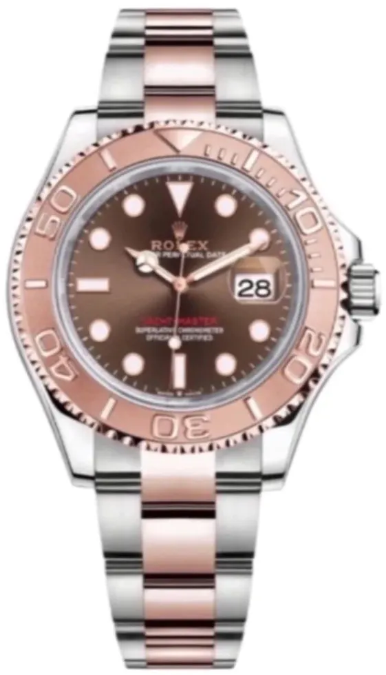 Rolex Yacht-Master 40 116621 40mm Rose gold and Stainless steel Brown