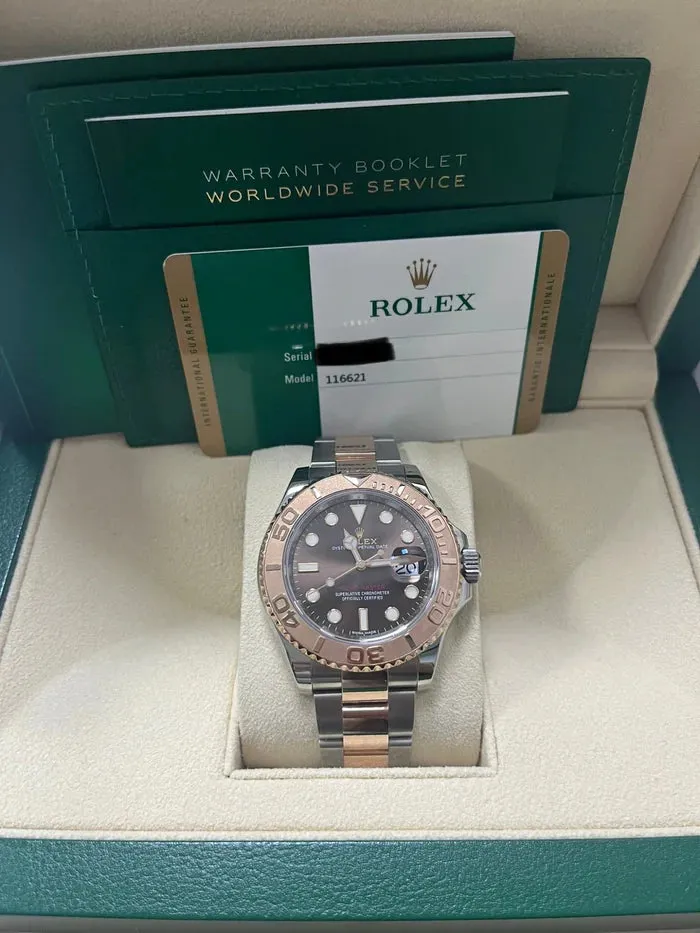 Rolex Yacht-Master 40 116621 40mm Rose gold and Stainless steel Brown 1