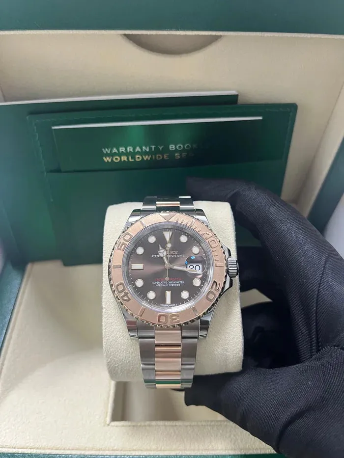 Rolex Yacht-Master 40 116621 40mm Rose gold and Stainless steel Brown 5