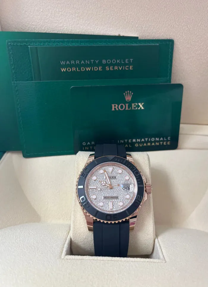 Rolex Yacht-Master 40 126655 40mm Everose gold Diamond 1