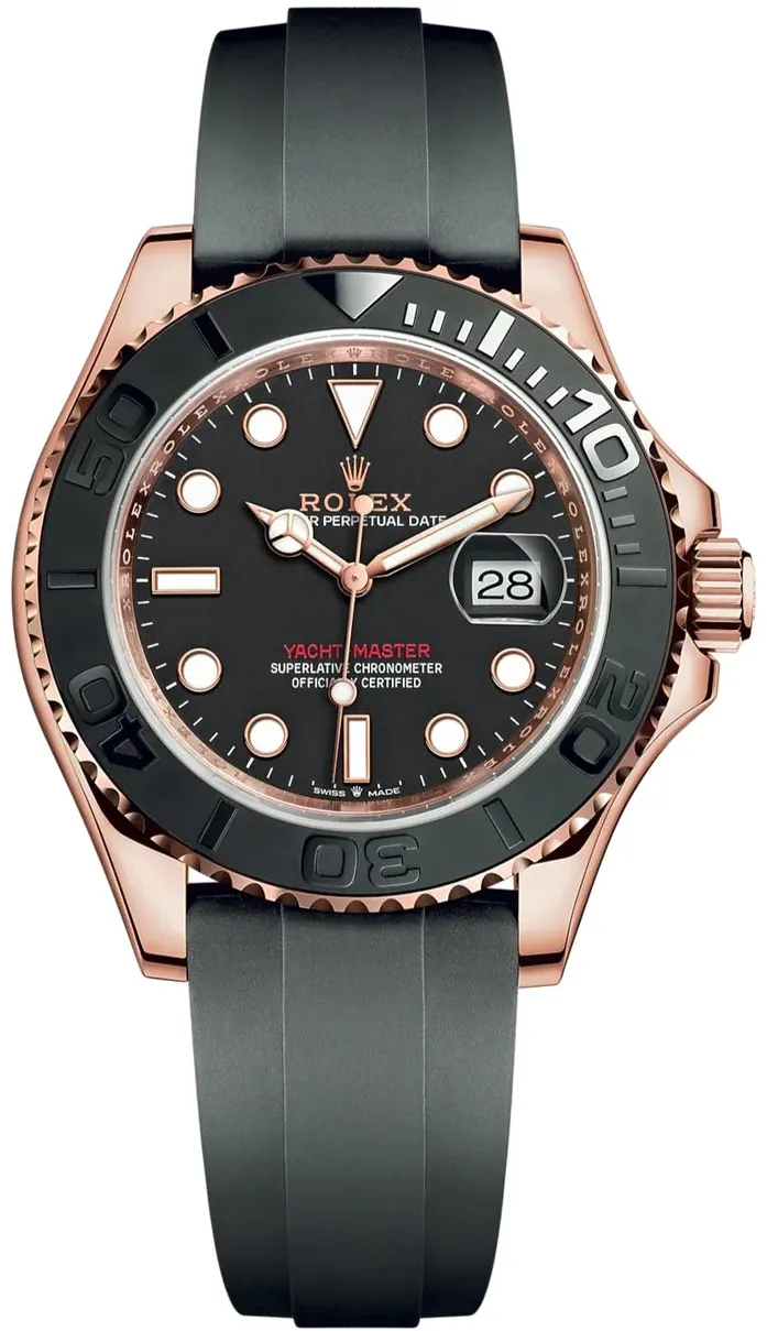 Rolex Yacht-Master 40 126655 40mm Everose gold Black