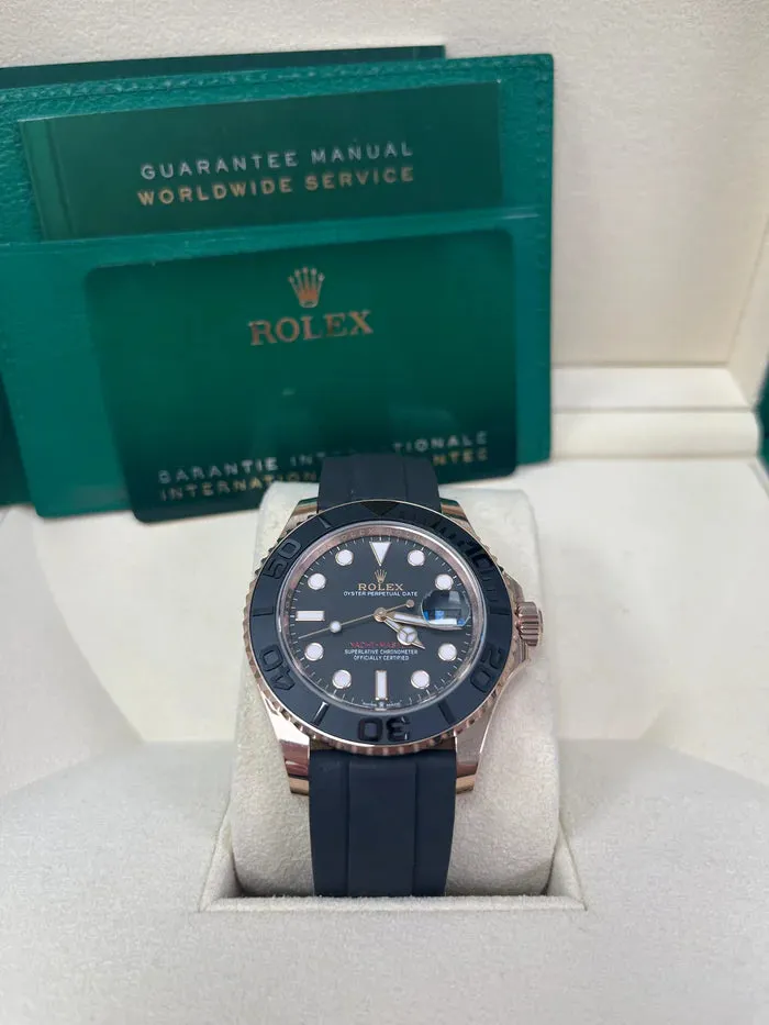 Rolex Yacht-Master 40 126655 40mm Everose gold Black 1