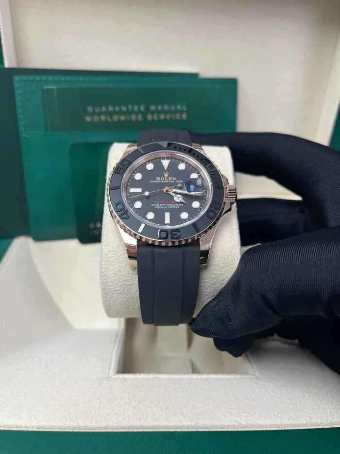 Rolex Yacht-Master 40 126655 40mm Everose gold Black 5