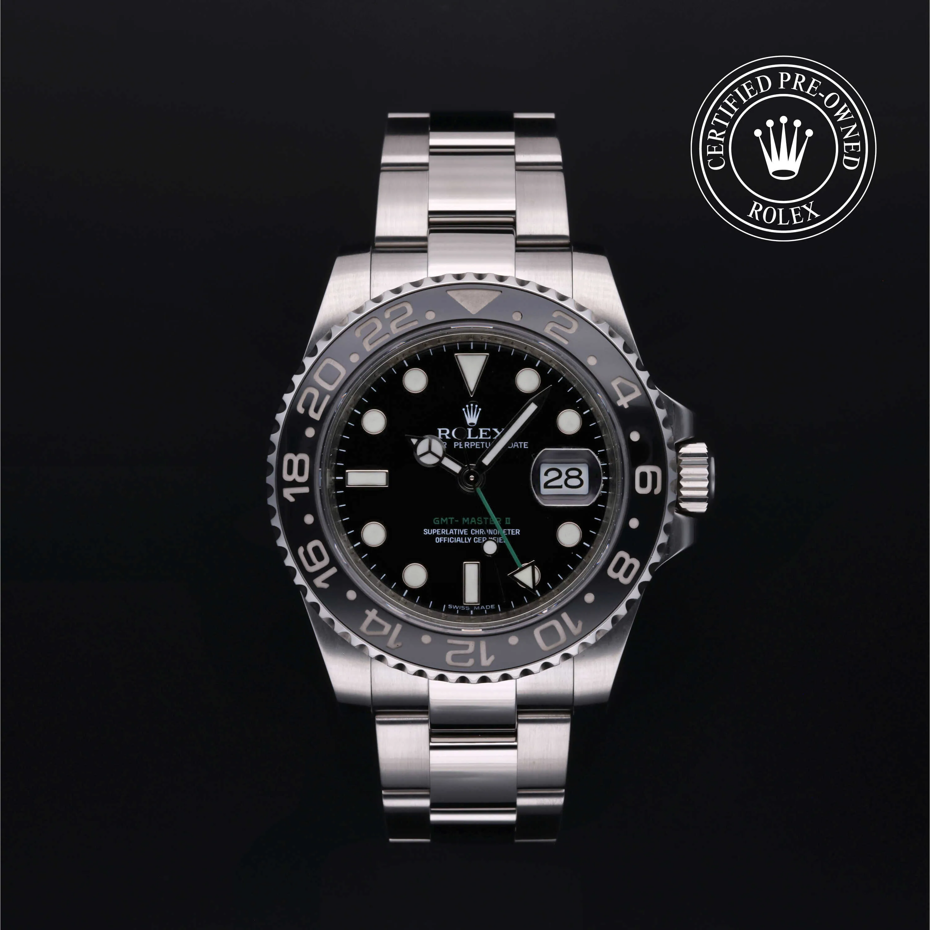 Rolex GMT-Master II 116710LN-0001 40mm Stainless steel Black