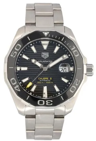 TAG Heuer Aquaracer WAY201A 43mm Stainless steel Black