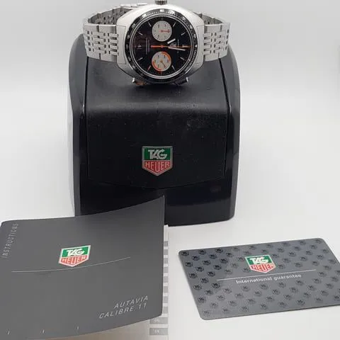 TAG Heuer Autavia CY2111.BA0775 42mm Stainless steel Black 1