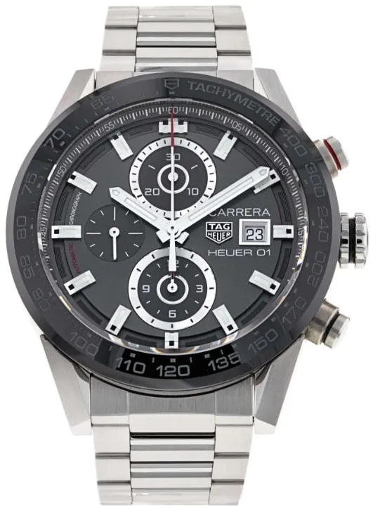 TAG Heuer Carrera CAR201W.BA0714 43mm Stainless steel Gray