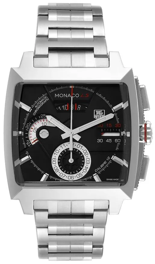 TAG Heuer Monaco Calibre 12 CAL2110.BA0781 40.5mm Stainless steel Black