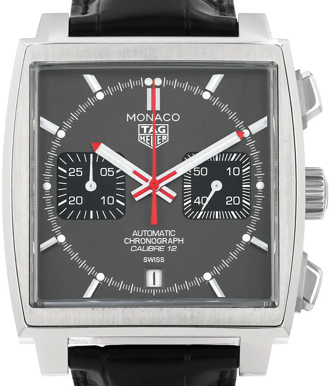 TAG Heuer Monaco CAW211J 39mm Stainless steel Gray