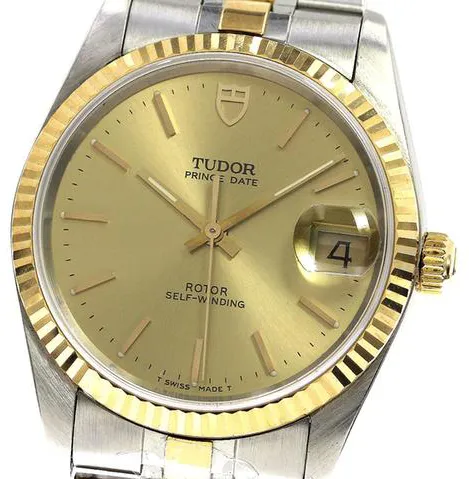 Tudor 74033 34mm Yellow gold Gold