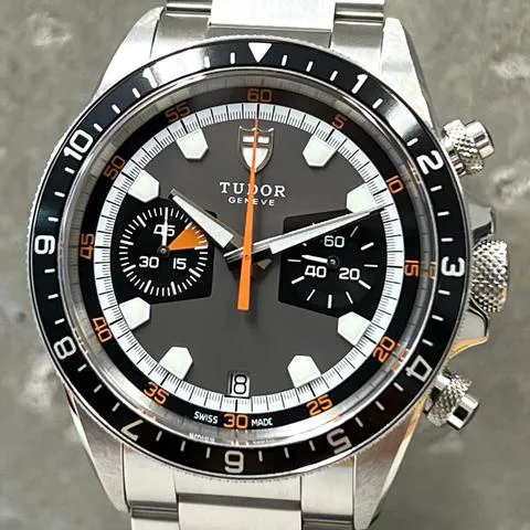 Tudor Heritage Chrono 70330N 42mm Stainless steel Black