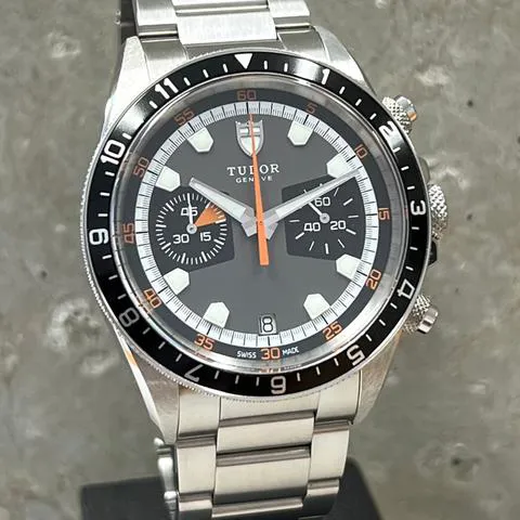 Tudor Heritage Chrono 70330N 42mm Stainless steel Black 1