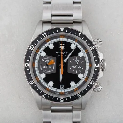 Tudor Heritage Chrono 70330N 42mm Stainless steel Black