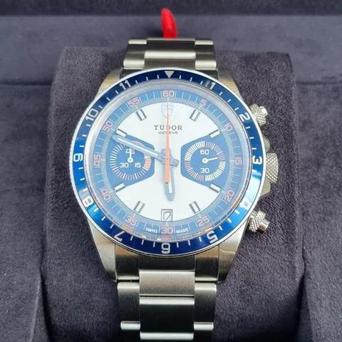 Tudor Heritage M70330B-0004 42mm Stainless steel Blue