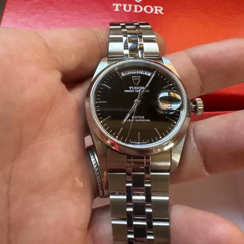 Tudor Prince Date-Day 76200 36mm Stainless steel Black 2