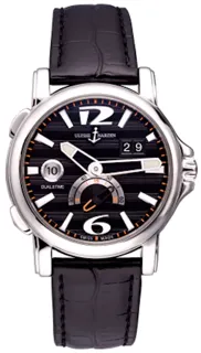 Ulysse Nardin Dual Time 243-55/62 Stainless steel Black