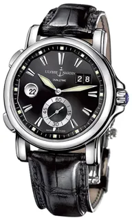 Ulysse Nardin Dual Time 243-55/92 Stainless steel Black