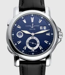 Ulysse Nardin Dual Time 243-55/93 Stainless steel Blue