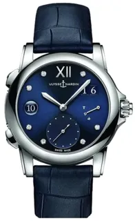 Ulysse Nardin Dual Time 3243-222/393 Stainless steel Blue