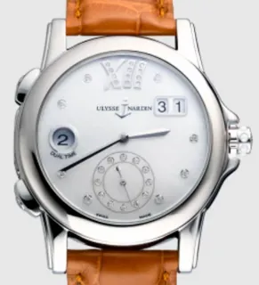 Ulysse Nardin Dual Time 3343-222/391 Stainless steel White