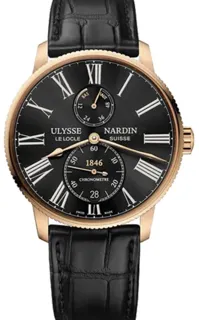 Ulysse Nardin Marine 1182-310/42 Rose gold Black