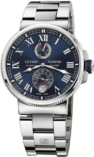 Ulysse Nardin Marine 1183-126-7M/43 Stainless steel Blue