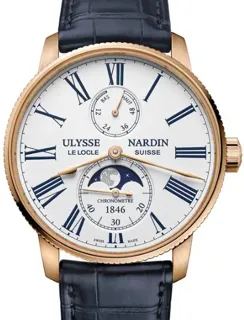 Ulysse Nardin Marine 1192-310-0A/1A Rose gold White