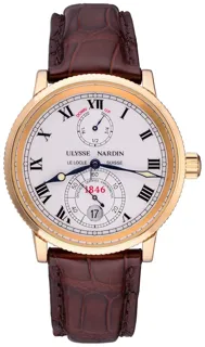 Ulysse Nardin Marine 266-77 Yellow gold White