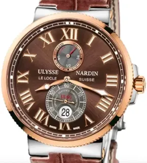 Ulysse Nardin Marine Chronometer 43mm 265-67-3/45 Rose gold