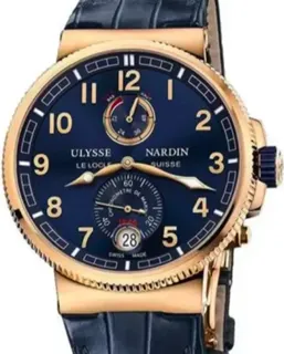 Ulysse Nardin Marine Chronometer 1186-126/63 Rose gold Blue