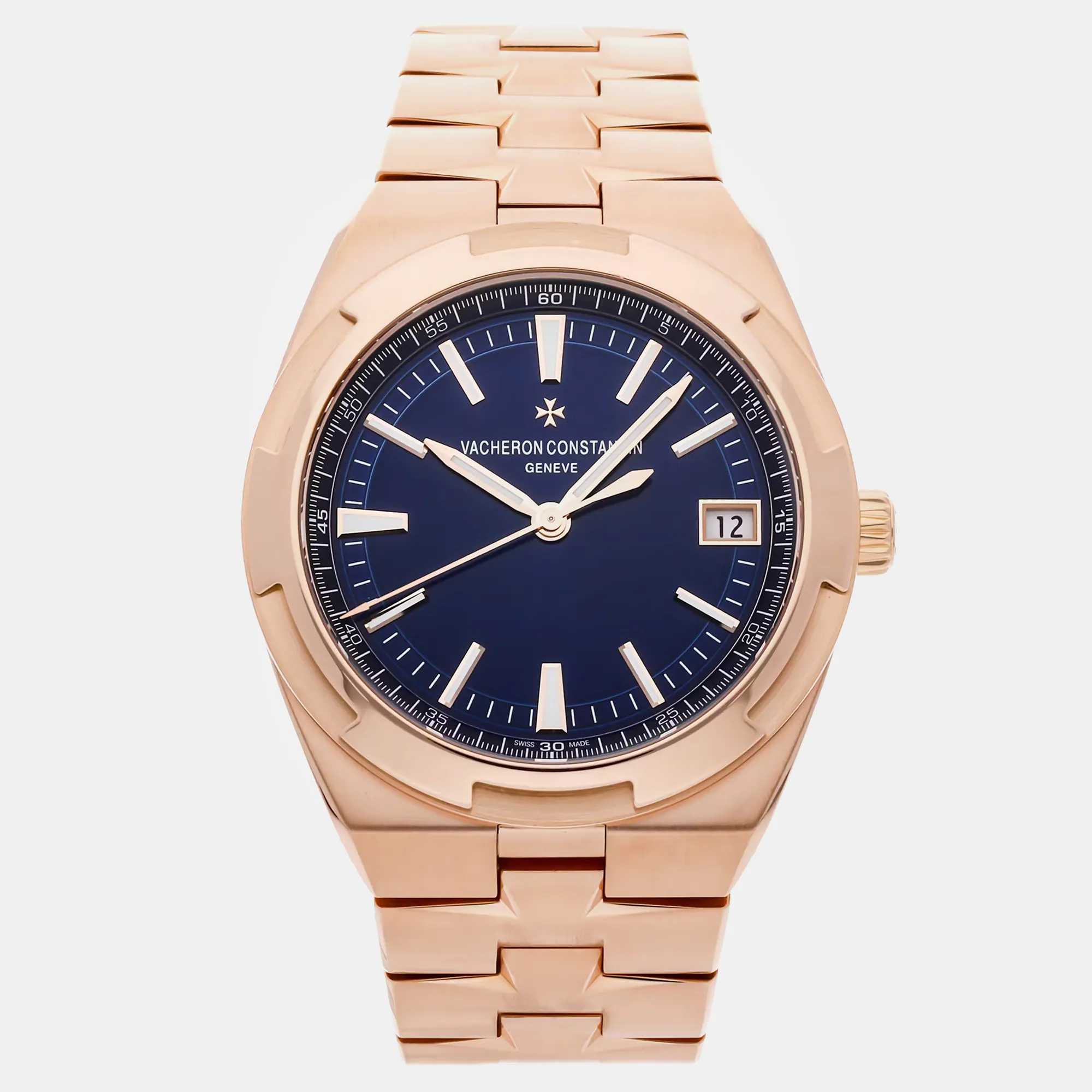 Vacheron Constantin Overseas 4500V/110R-B705 41mm Rose gold and 18k rose gold Blue