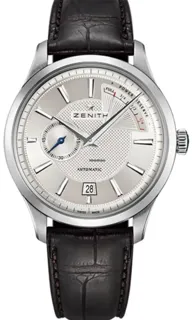 Zenith Captain Power Reserve 03.2120.685/02.C498 Stainless steel Silver