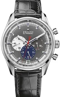 Zenith El Primero 03.2040.400/26.C496 Stainless steel Gray