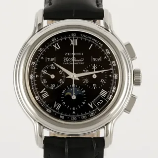 Zenith El Primero Chronomaster 01.0240.410 Stainless steel Black