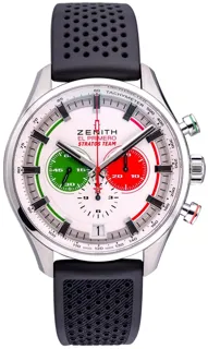 Zenith El Primero Sport 03.2521.400/07.R576 Stainless steel White