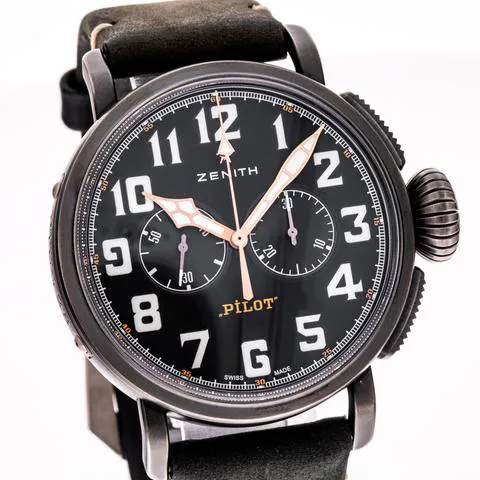 Zenith Pilot 11.2432.4069/21.C900 45mm Stainless steel Black 4