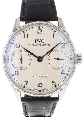 IWC Portugieser IW500107 42.5mm Stainless steel Silver