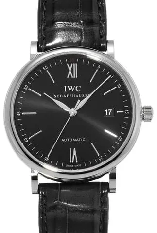 IWC Portofino IW356502 40mm Stainless steel Black